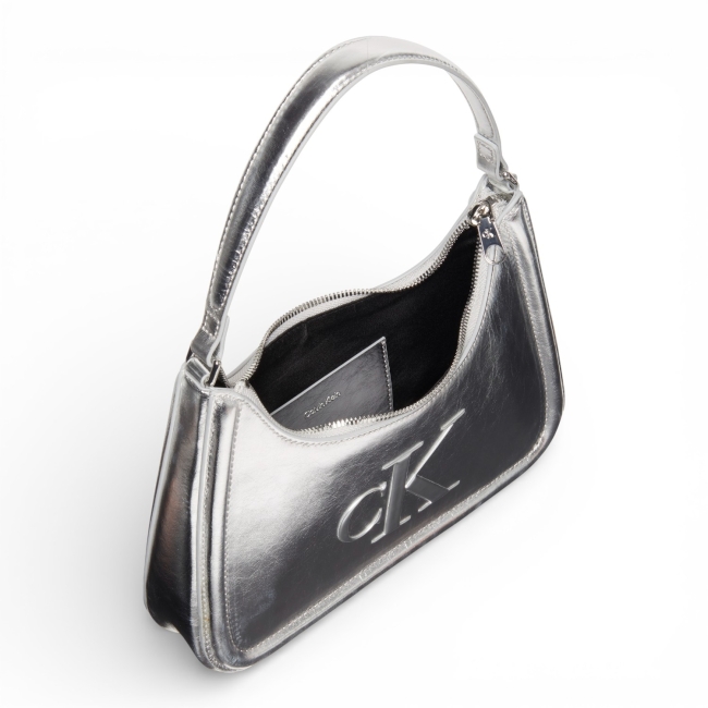 BOLD CK METALLIC SHOULDER BAG