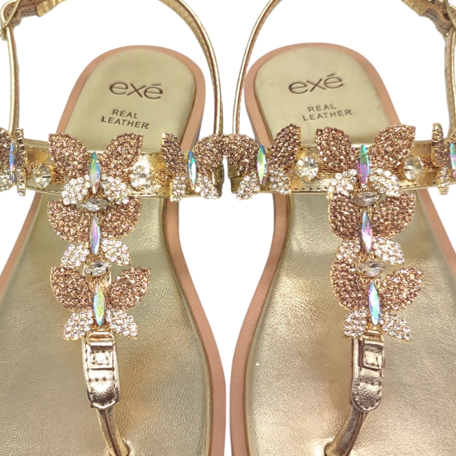 EXE FLAT SANDALS