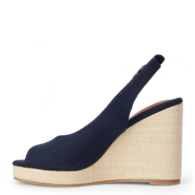 FLAG HIGH WEDGE ESPAD SLINGBAC