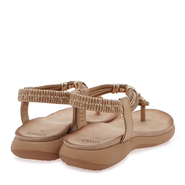 EXE FLAT SANDALS