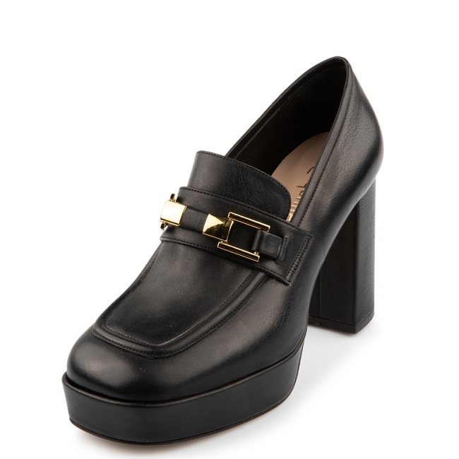 LOURDES HEELED LOAFERS