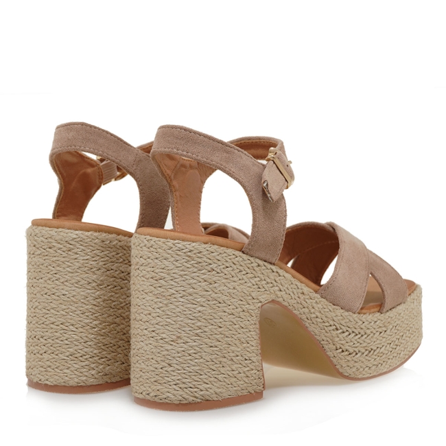 EXE HEELED SANDALS
