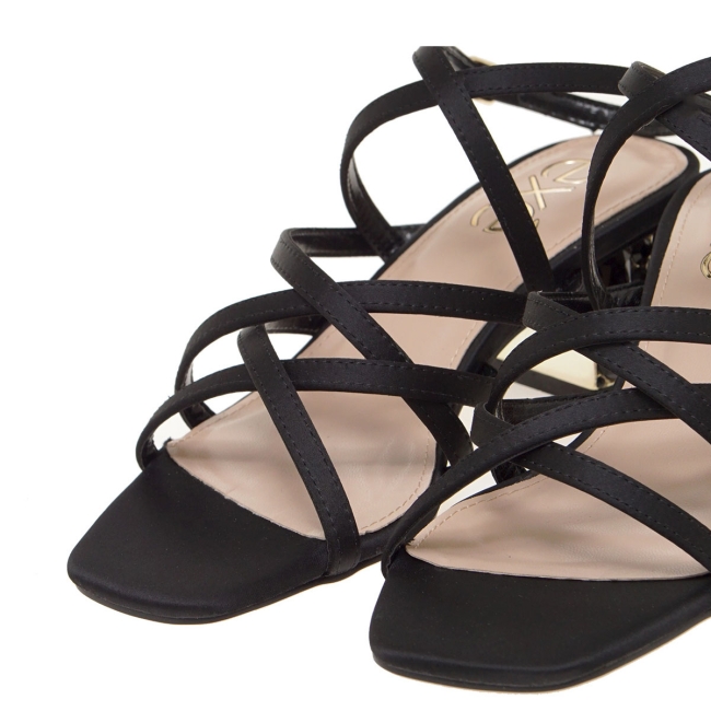 EXE HEELED SANDALS