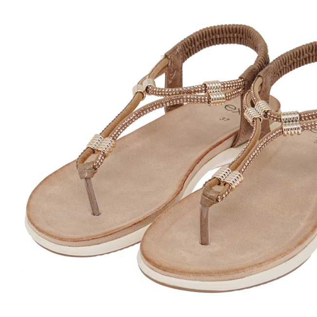 EXE FLAT SANDALS