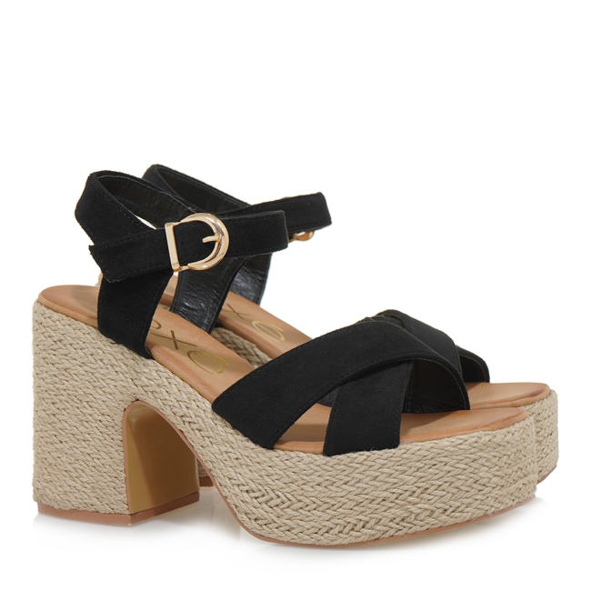 EXE HEELED SANDALS