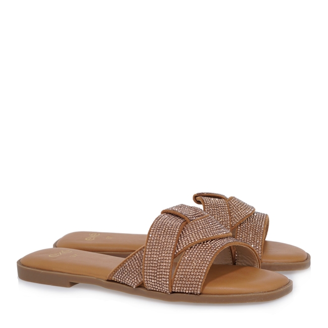 EXE FLAT SANDALS