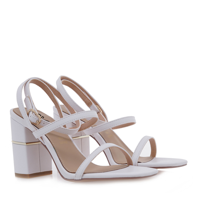 EXE HEELED SANDALS