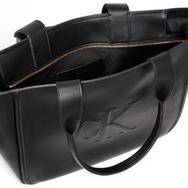 RAISED CK MEDIUM TOTE