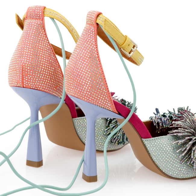 CARLA CORTEZ HEELED SANDALS