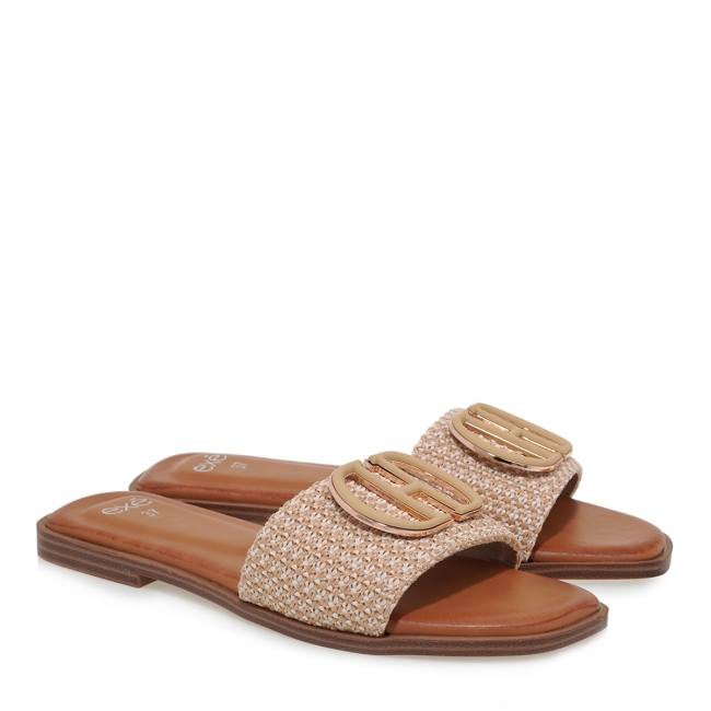 EXE FLAT SANDALS