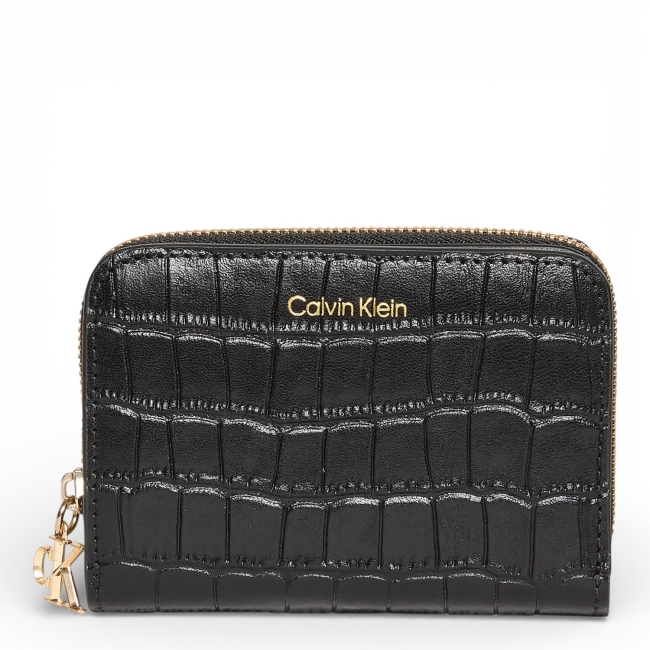 CK CROC MEDIUM FLAP ZIP AROUND