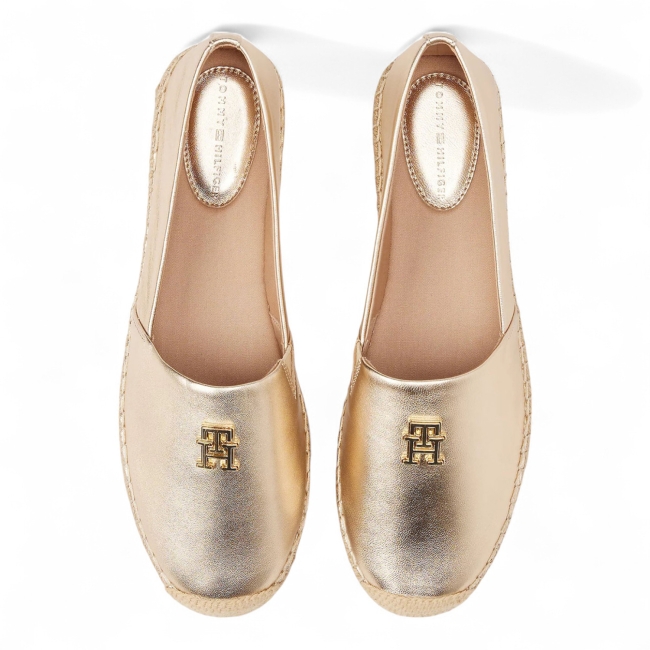 TH LOGO METALLIC LEATHER ESPAD