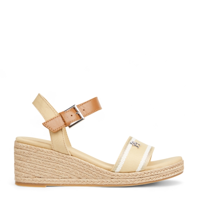 WEBBING WEDGE SANDAL