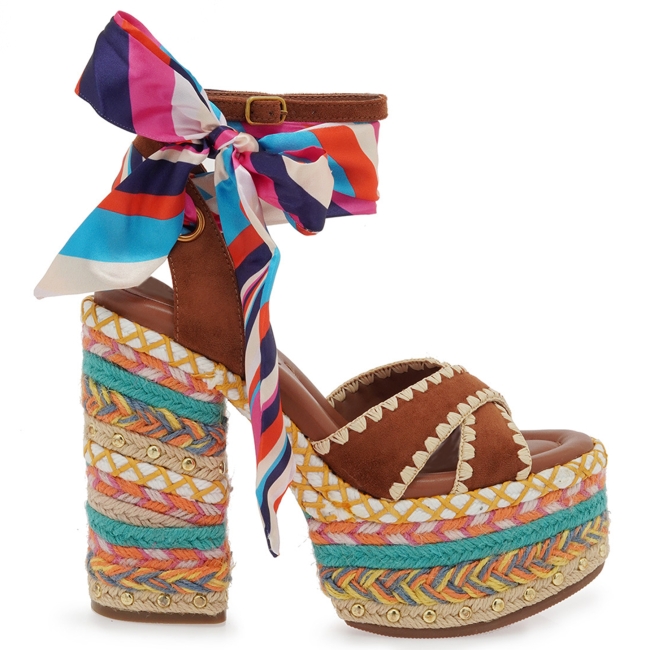 ALESSANDRA BRUNI HEELED SANDALS