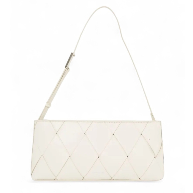 CK WOVEN ELONGATED SHOULDER BA