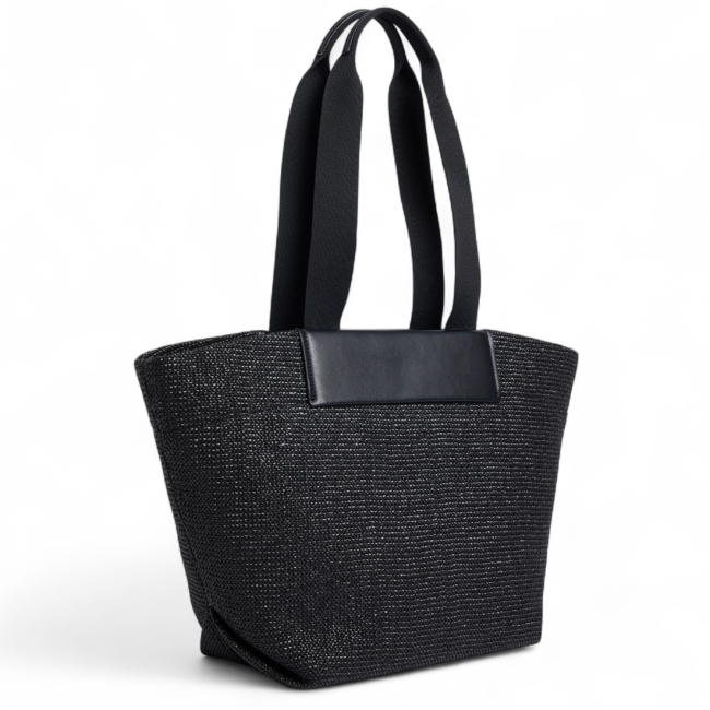 CK RAFFIA MEDIUM SHOPPER