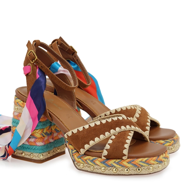 ALESSANDRA BRUNI HEELED SANDALS