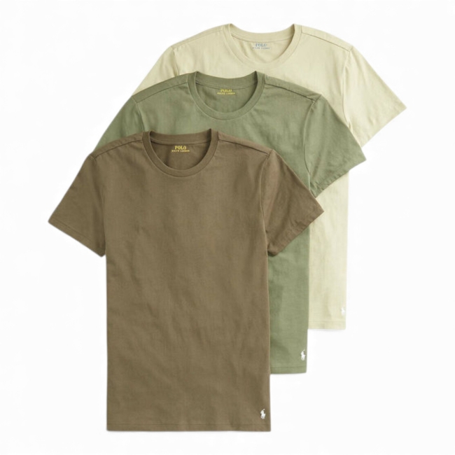 3 PACK CREW UNDERSHIRT