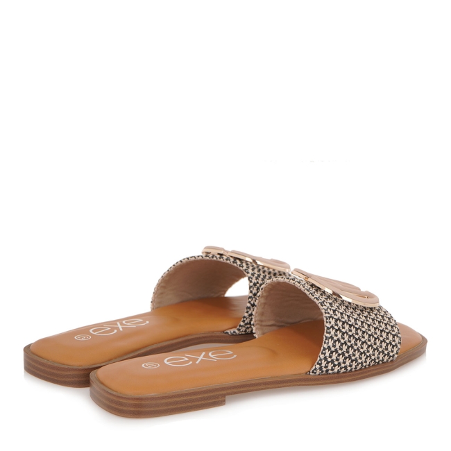 EXE FLAT SANDALS