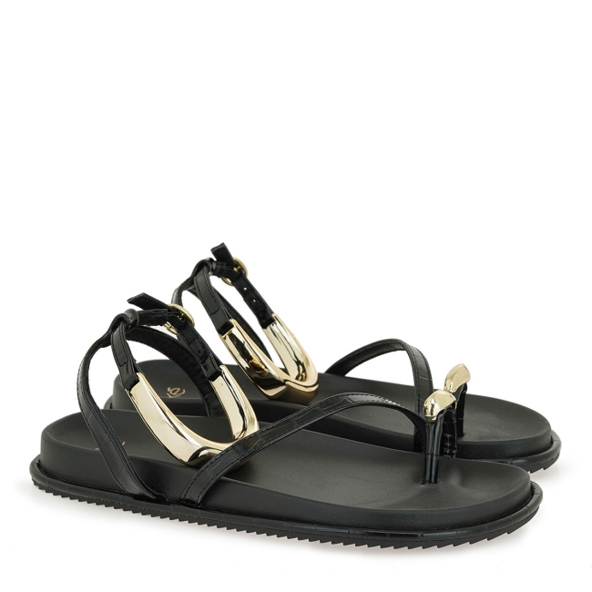 EXE FLAT SANDALS