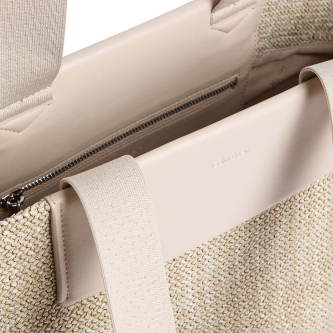CK RAFFIA MEDIUM SHOPPER