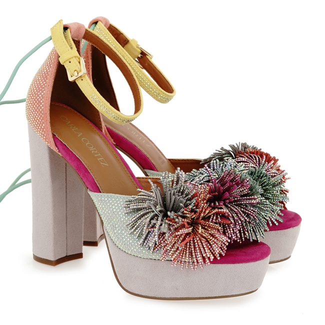 CARLA CORTEZ HEELED SANDALS