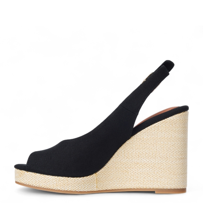 FLAG HIGH WEDGE ESPAD SLINGBAC