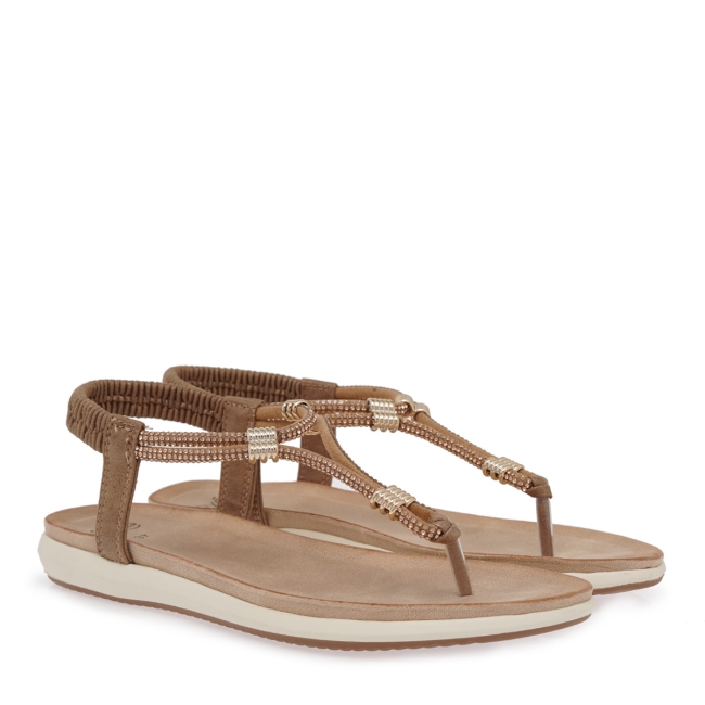 EXE FLAT SANDALS