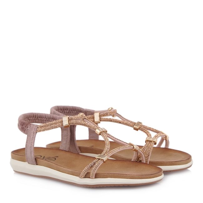EXE FLAT SANDALS