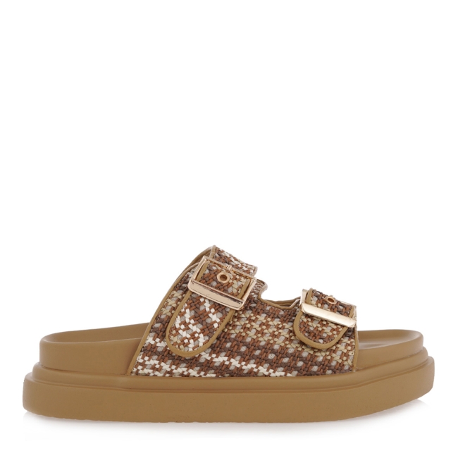 EXE FLAT SANDALS
