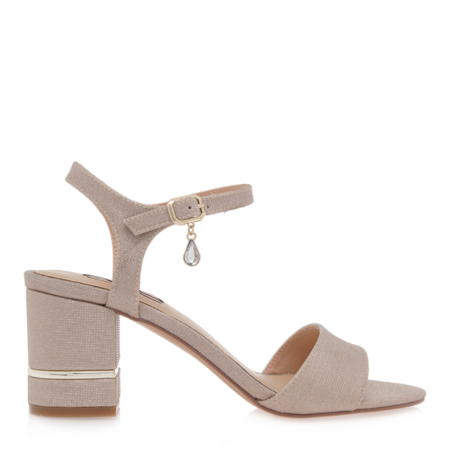 EXE HEELED SANDALS