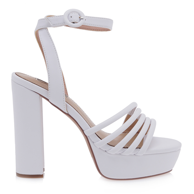 EXE HEELED SANDALS