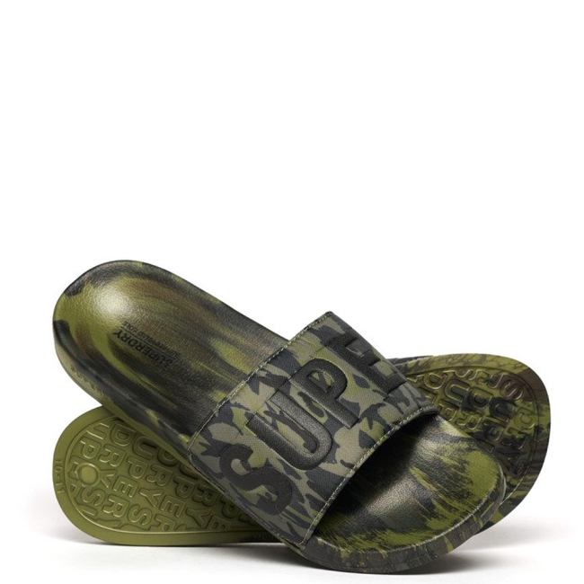 CAMO VEGAN POOL SLIDE