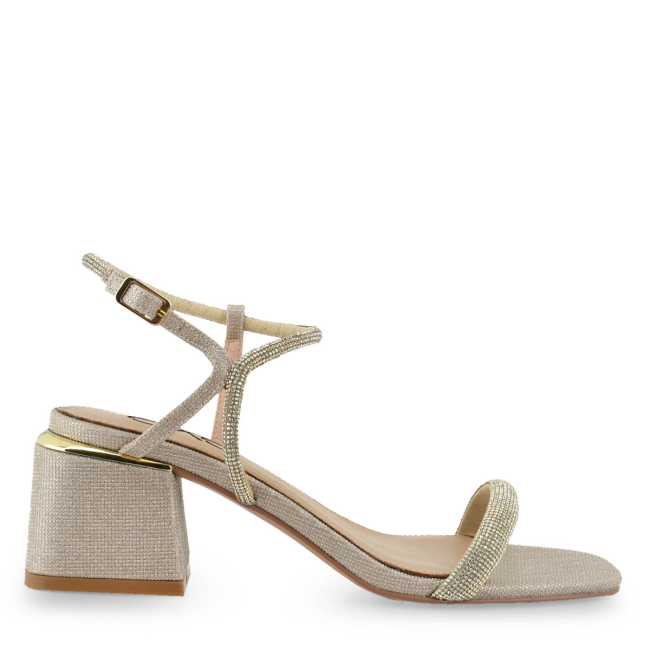 EXE HEELED SANDALS