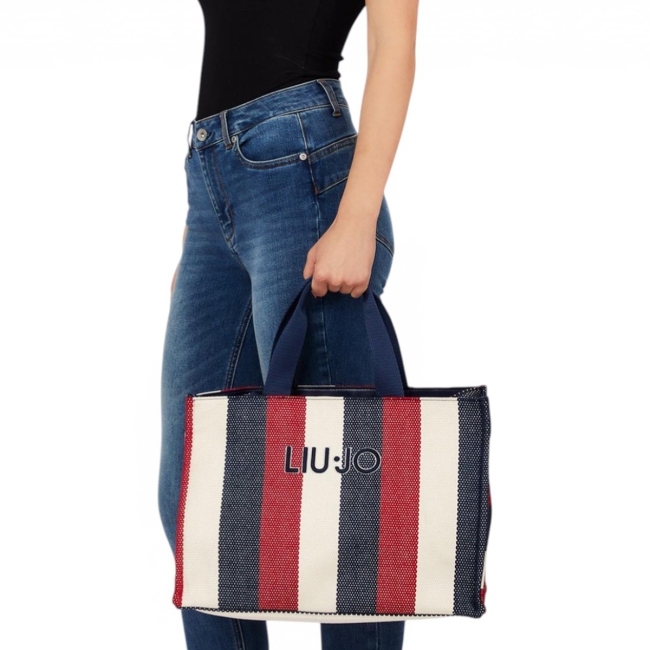 STRIPED SHOPPER L