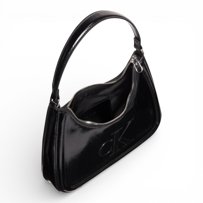 BOLD CK METALLIC SHOULDER BAG