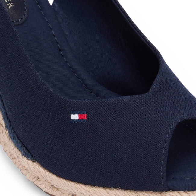 FLAG HIGH WEDGE ESPAD SLINGBAC