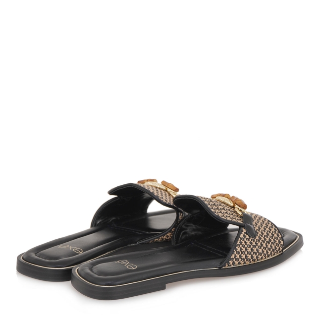 EXE FLAT SANDALS