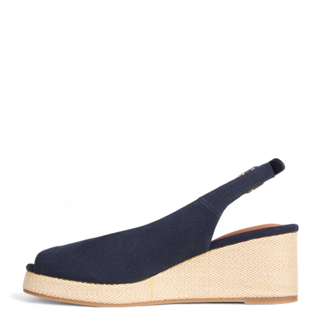 FLAG MID WEDGE ESPAD SLINGBACK
