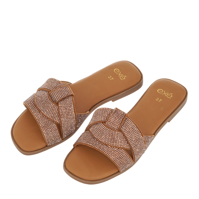 EXE FLAT SANDALS