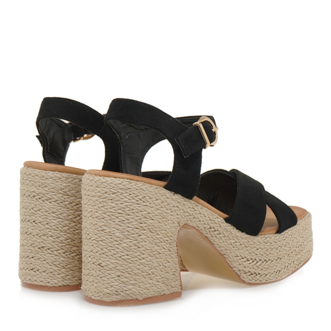 EXE HEELED SANDALS