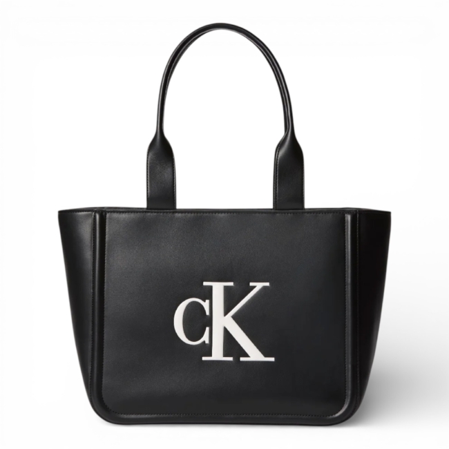 RAISED CK MEDIUM TOTE