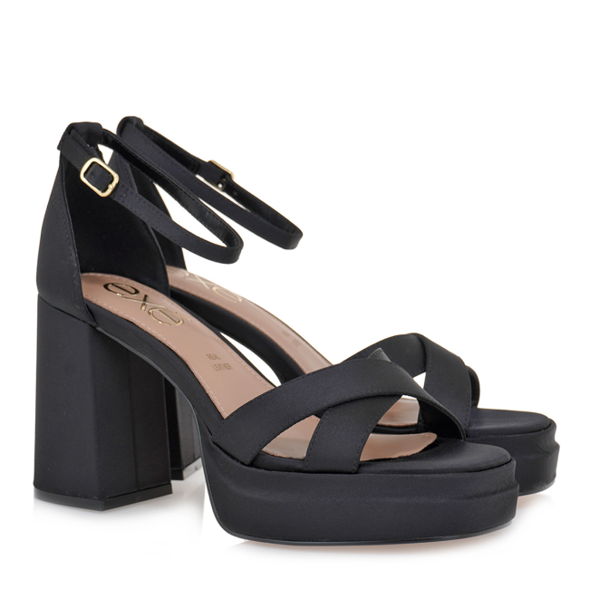 EXE HEELED SANDALS
