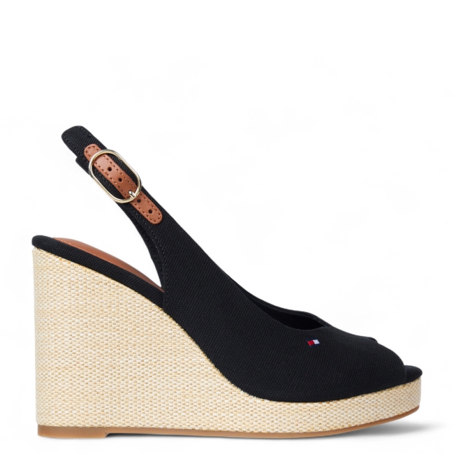 FLAG HIGH WEDGE ESPAD SLINGBAC