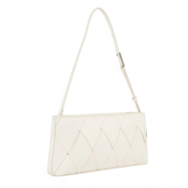 CK WOVEN ELONGATED SHOULDER BA