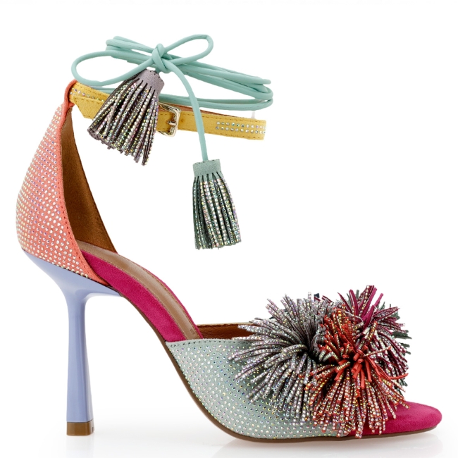 CARLA CORTEZ HEELED SANDALS