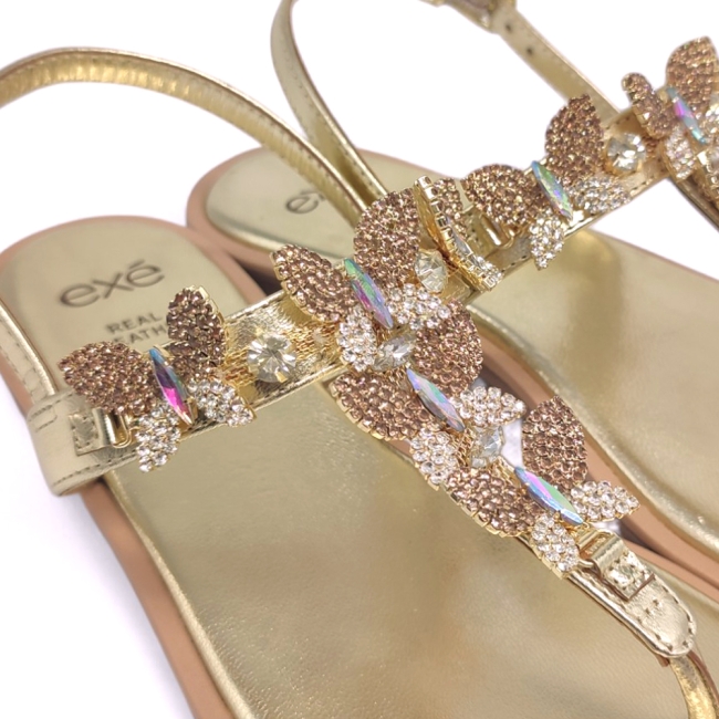 EXE FLAT SANDALS