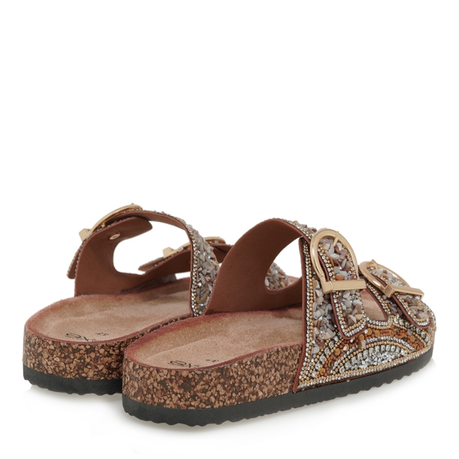 EXE FLAT SANDALS