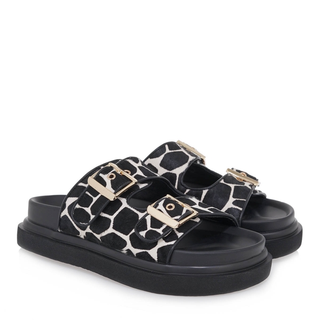 EXE FLAT SANDALS