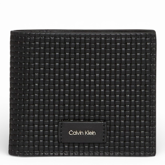 EMBOSSED WOVEN BILLFOLD W/ COI